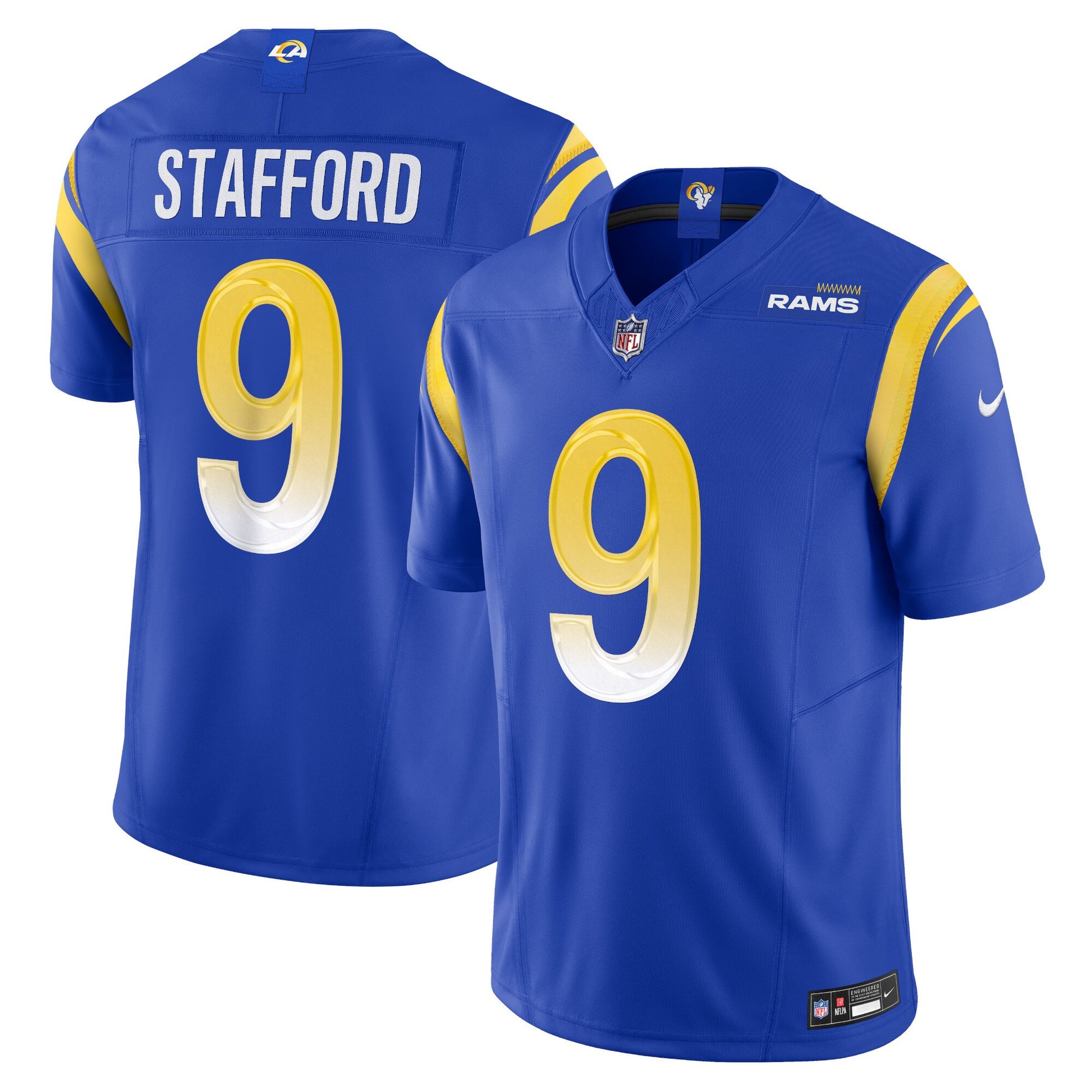 Matthew Stafford Los Angeles Rams royal Vapor jersey