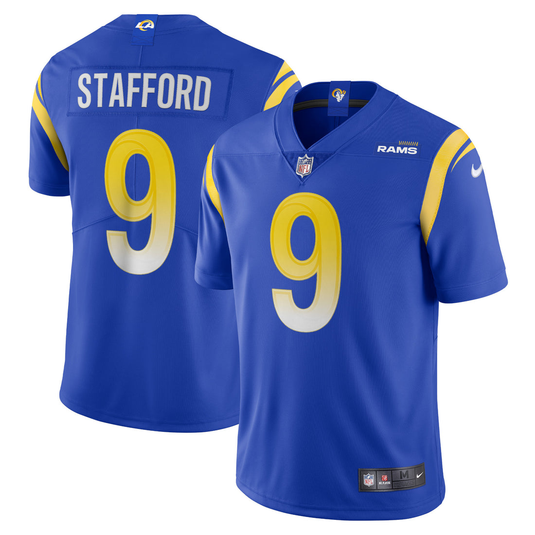 Matthew Stafford Los Angeles Rams royal Vapor jersey