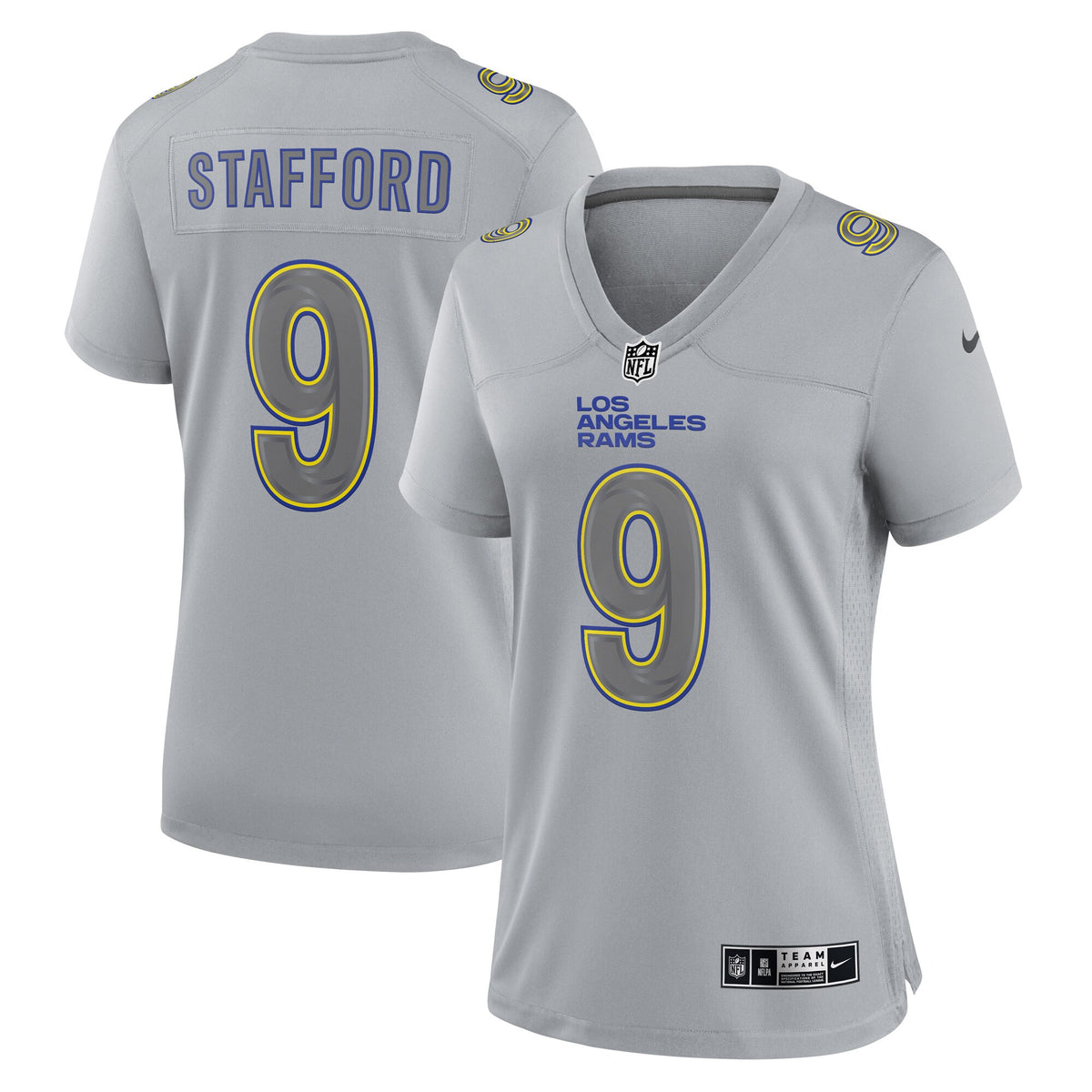 Matthew Stafford Atmosphere Los Angeles Rams gray Fashion jersey