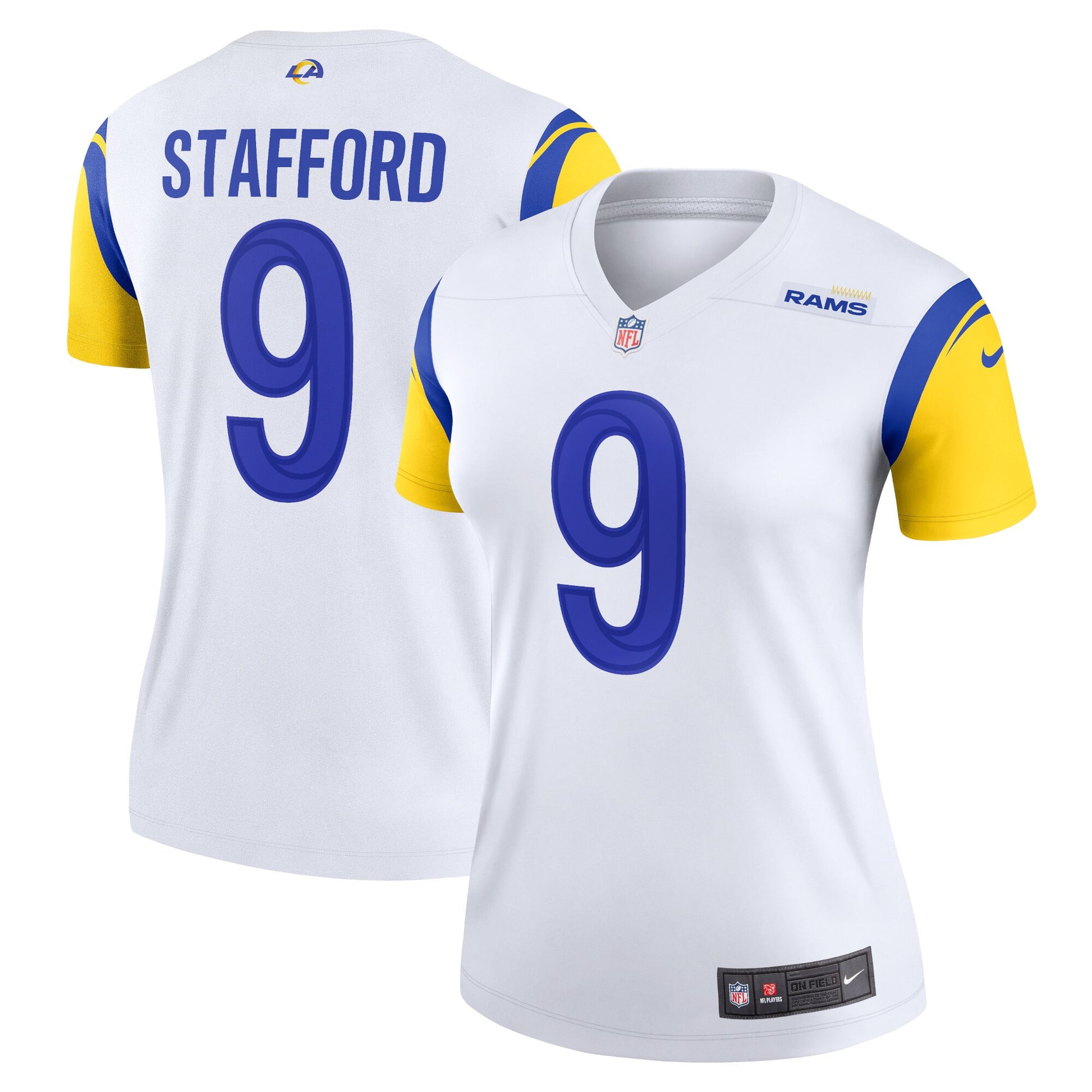 Matthew Stafford Los Angeles Rams white Legend jersey
