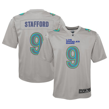 Matthew Stafford Atmosphere Los Angeles Rams gray jersey