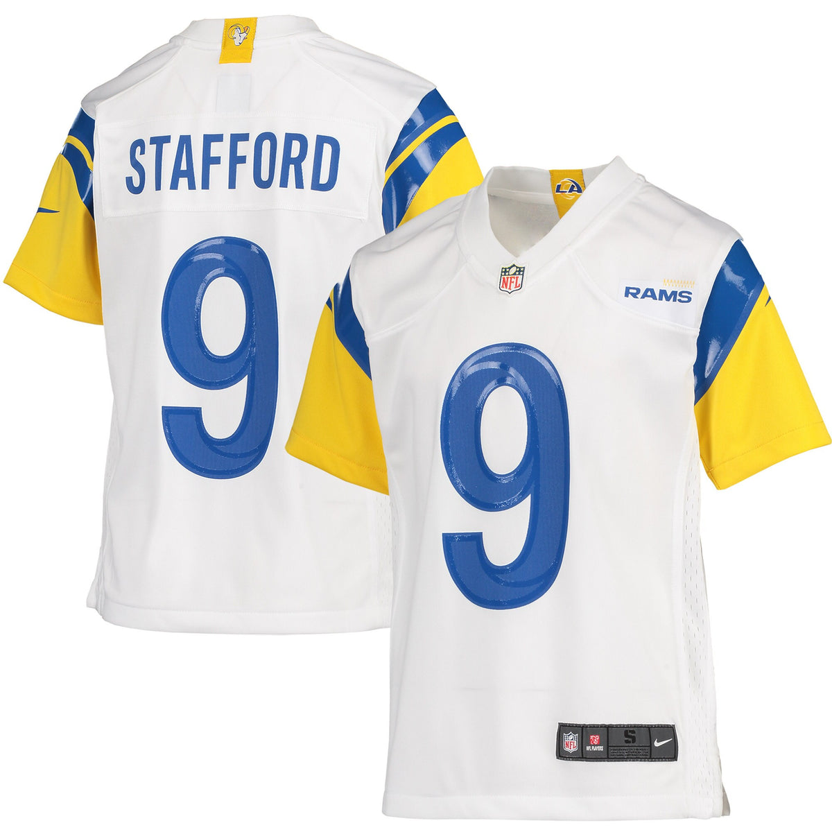 Matthew Stafford Los Angeles Rams white jersey