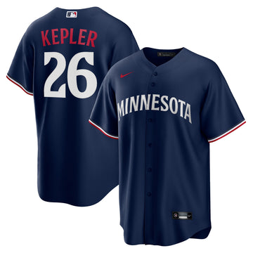 Max Kepler Minnesota Twins navy Alternate jersey