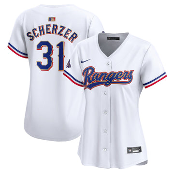 Max Scherzer Texas Rangers gold Limited jersey