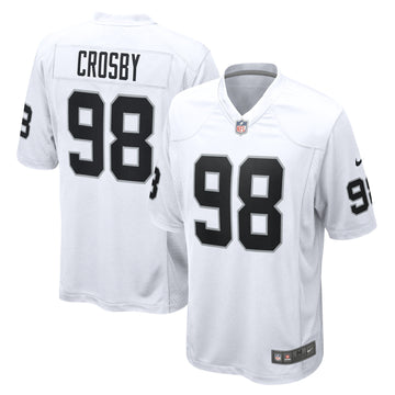 Maxx Crosby Las Vegas Raiders white jersey