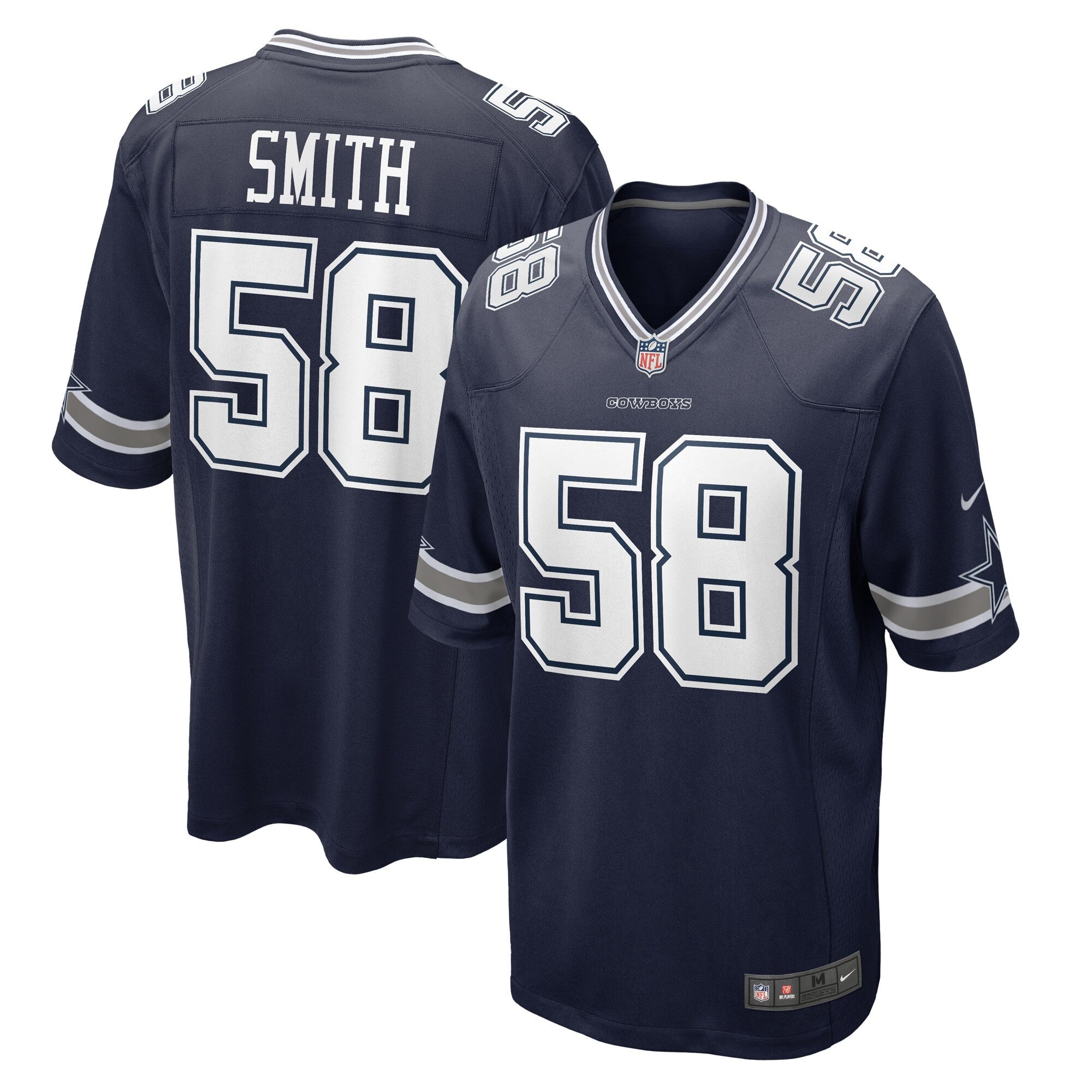 Mazi Smith Dallas Cowboys navy jersey