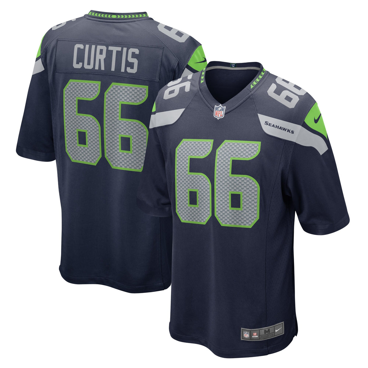 Mcclendon Curtis College Seattle Seahawks navy jersey