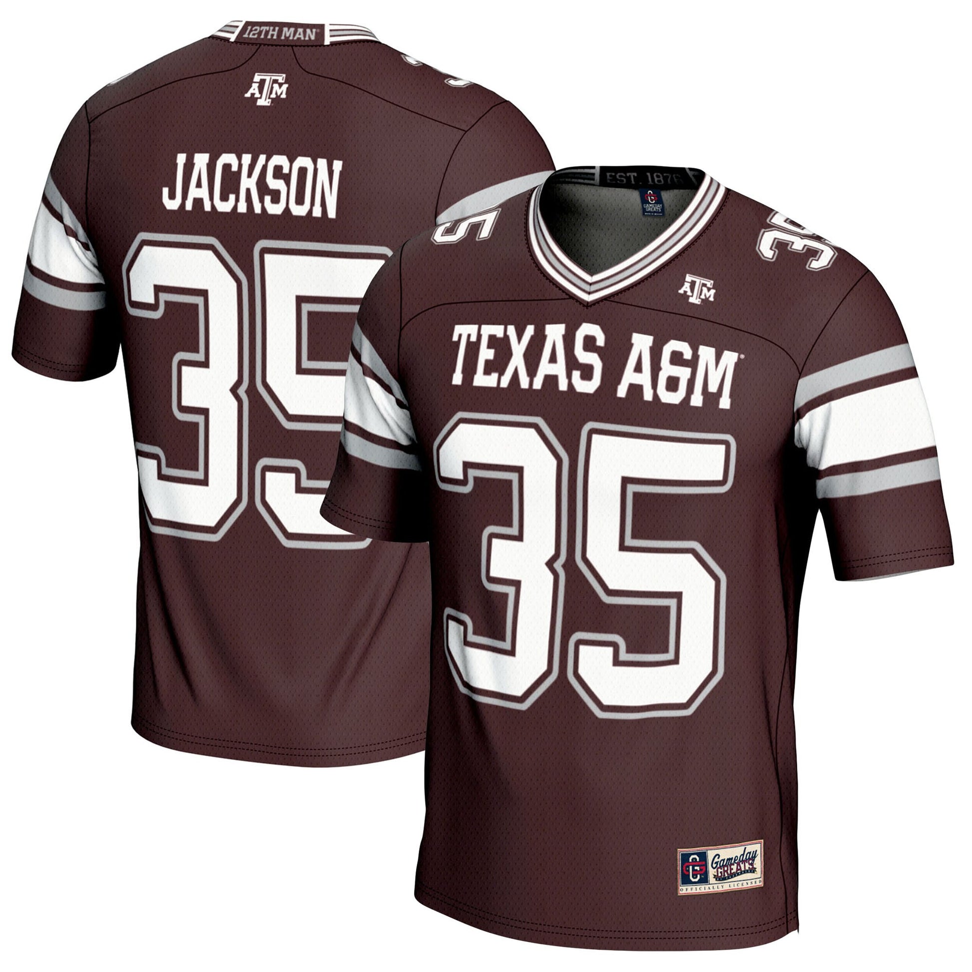 Mckinnley Jackson Texas A&M Aggies maroon jersey