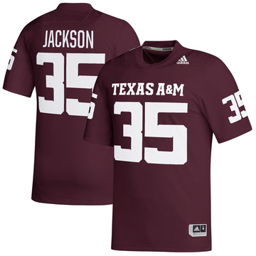 Mckinnley Jackson Texas A&M Aggies maroon jersey