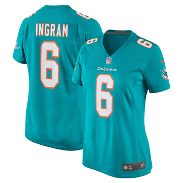 Melvin Ingram Miami Dolphins aqua Game jersey
