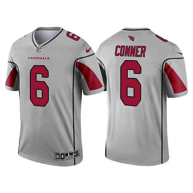 Men James Conner Arizona Cardinals silver Inverted Legend jersey