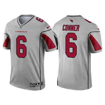 Men James Conner Arizona Cardinals silver Inverted Legend jersey