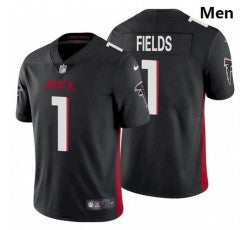 Men Justin Fields Atlanta Falcons black jersey