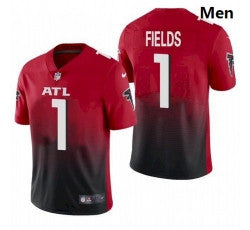 Men Justin Fields Atlanta Falcons red jersey