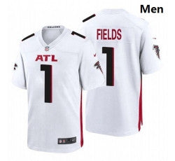Men Justin Fields Atlanta Falcons white jersey