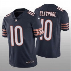 Men Chase Claypool Chicago Bears navy Vapor jersey
