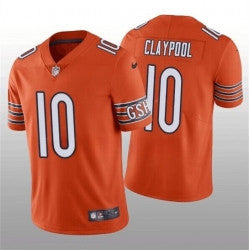 Men Chase Claypool Chicago Bears orange Vapor jersey