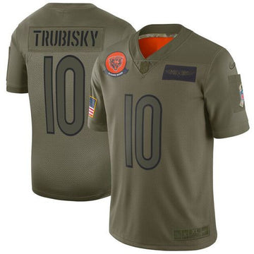 Men Chicago Bears green Salute To Service jersey