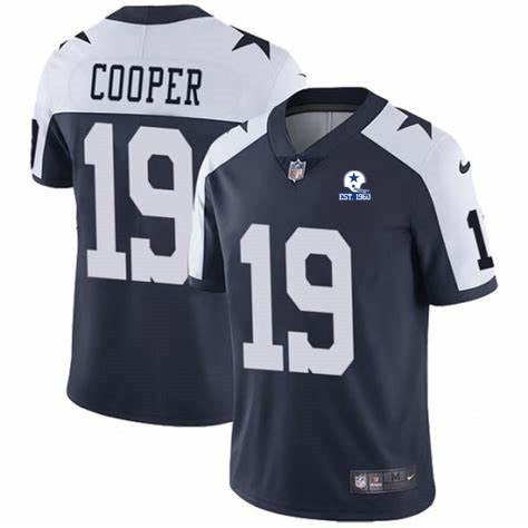 Men Amari Cooper Dallas Cowboys navy Vapor jersey