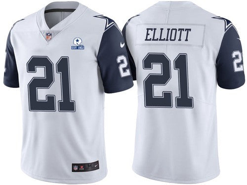 Men Ezekiel Elliott Dallas Cowboys Color Rush jersey