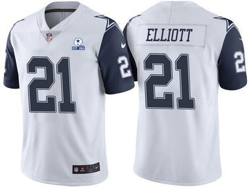 Men Ezekiel Elliott Dallas Cowboys Color Rush jersey