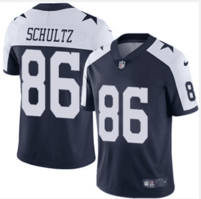Men Dalton Schultz Dallas Cowboys navy Vapor jersey