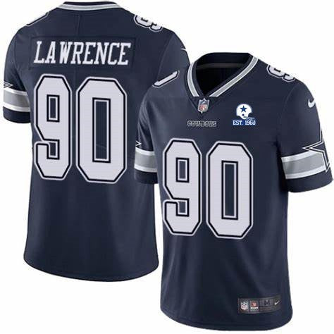 Men Demarcus Lawrence Dallas Cowboys navy Vapor jersey