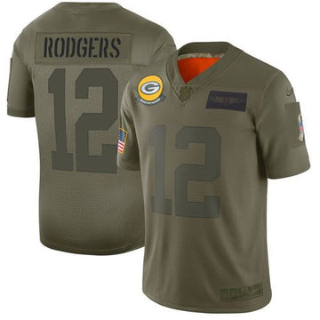 Men Green Bay Packers green Salute To Service jersey