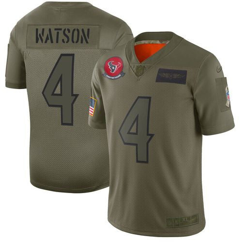 Men Houston Texans green Salute To Service jersey