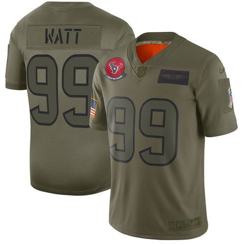 Men Houston Texans green Salute To Service jersey