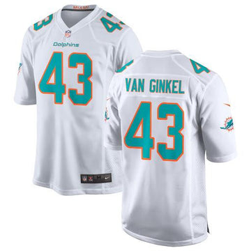 Men Andrew Van Ginkel Miami Dolphins white jersey