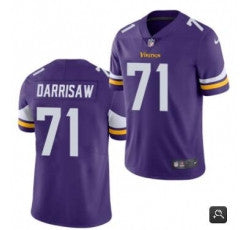 Men Christian Darrisaw Minnesota Vikings purple Vapor jersey