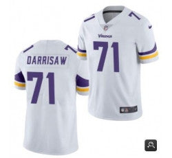 Men Christian Darrisaw Minnesota Vikings white Vapor jersey