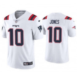 Men Mac Jones New England Patriots white Vapor jersey