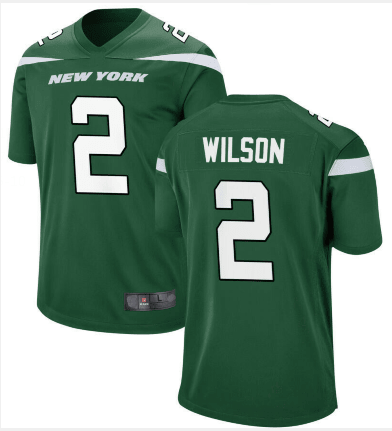 Men Zach Wilson New York Jets green Game jersey
