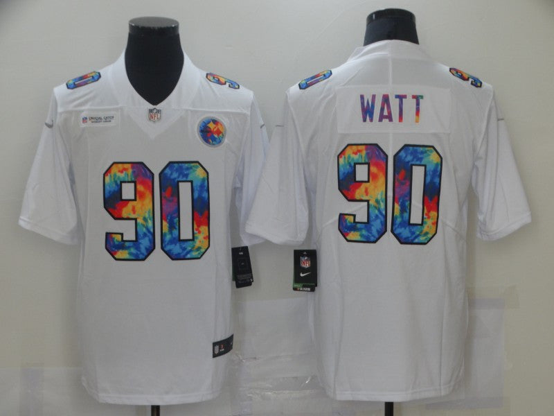 Men Pittsburgh Steelers white jersey