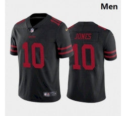 Men Mac Jones San Francisco 49ers black jersey
