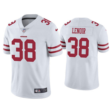 Men Deommodore Lenoir San Francisco 49ers white Vapor jersey