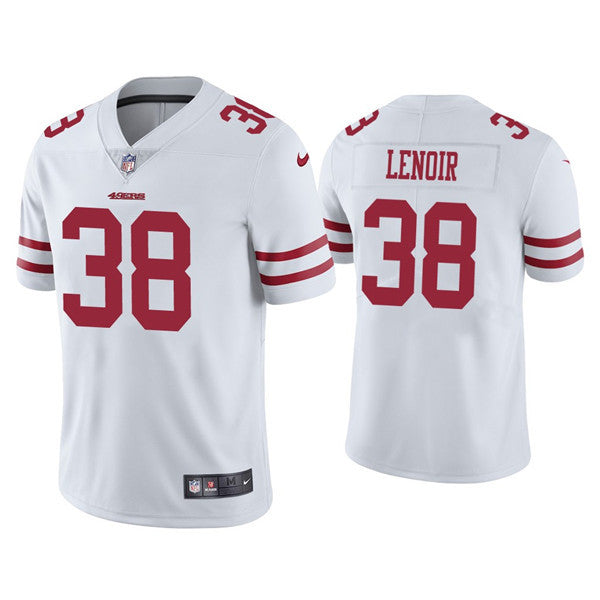Men Deommodore Lenoir San Francisco 49ers white Vapor jersey