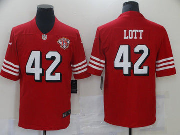 Men San Francisco 49ers red Vapor jersey
