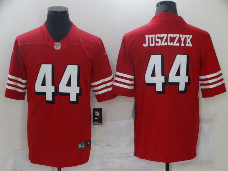 Men San Francisco 49ers red Vapor jersey