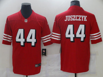 Men San Francisco 49ers red Vapor jersey