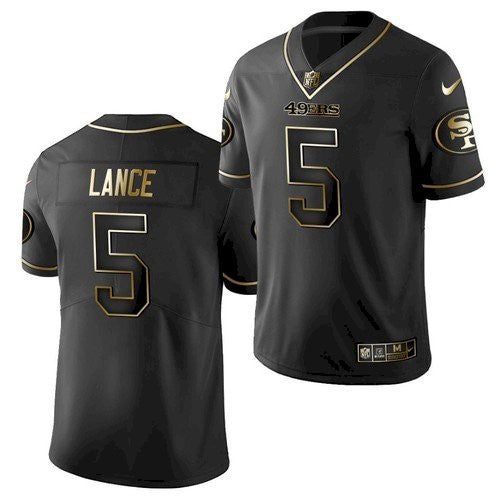 Men Trey Lance San Francisco 49ers black Limited jersey