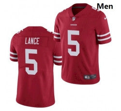 Men Trey Lance San Francisco 49ers scarlet Limited jersey