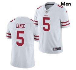 Men Trey Lance San Francisco 49ers white Limited jersey