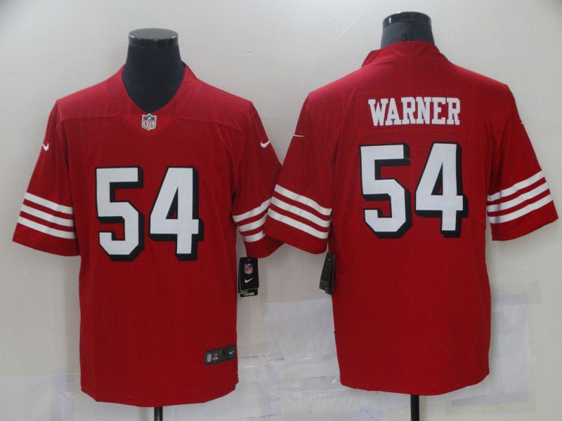 Men San Francisco 49ers red Vapor jersey
