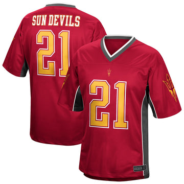 Garnet Arizona State Sun Devils Game jersey