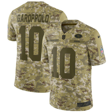 Jimmy Garoppolo San Francisco 49ers camo Salute To Service jersey