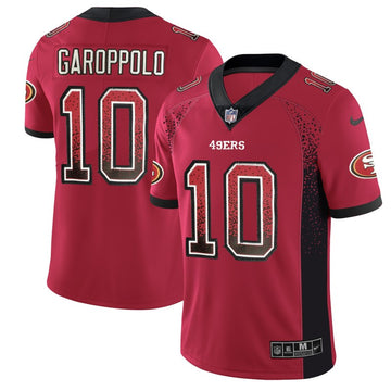 Jimmy Garoppolo San Francisco 49ers red Color Rush jersey