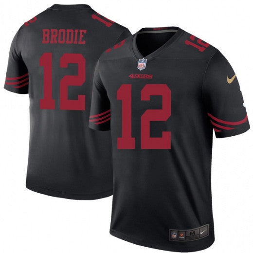 Wilson John Brodie San Francisco 49ers black Legend jersey